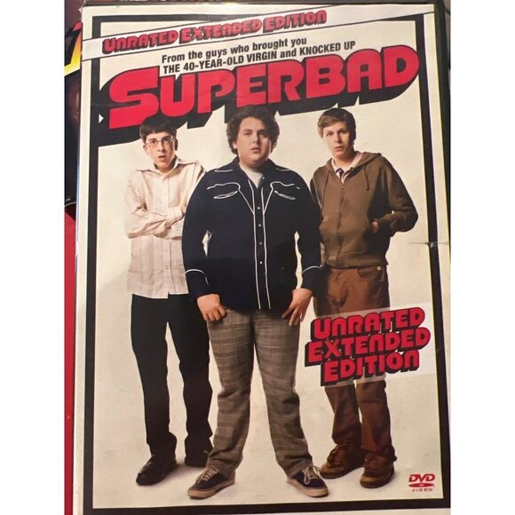 Superbad Untated Extended Edition Used DVD - Picture 1 of 3